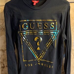 Guess Shirt Black Gold